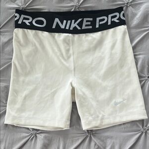 Nike Kids Cream Athletic Shorts